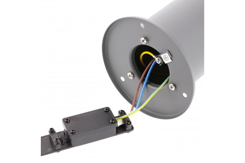 Dekor Záhradné svietidlo CORTA-P 40 E27 MAX.25W IP44 AC220-240V 50-60Hz stĺpik antracit. 1208963860