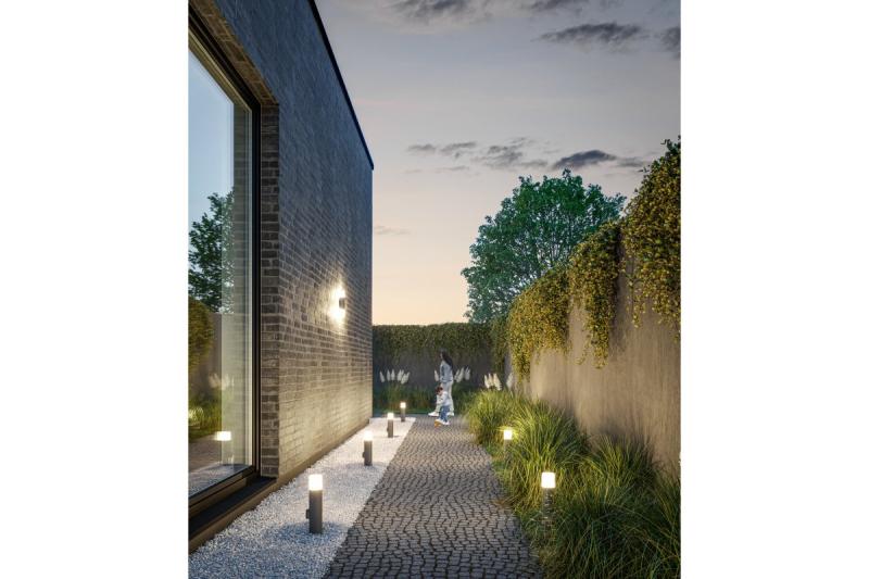 Dekor Záhradné svietidlo CORTA-P 40 E27 MAX.25W IP44 AC220-240V 50-60Hz stĺpik antracit. 1208963860