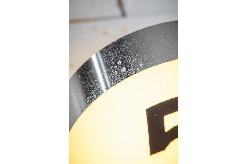 Dekor ESO nástenná lampa E27 MAX. 11W IP54 AC220-240V 50/60Hz inox 1208963874