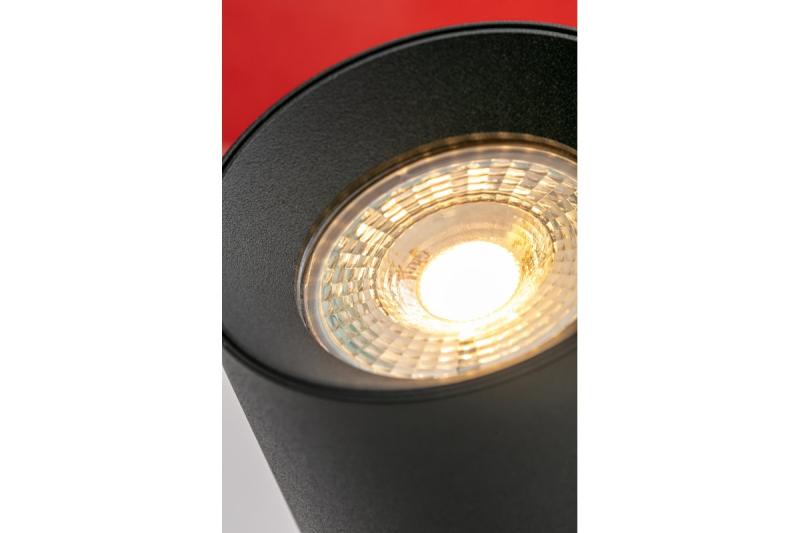 Dekor Stropné svietidlo FARGO hliník 70x160mm IP20 max 20W okrúhle čierne. 1208963876