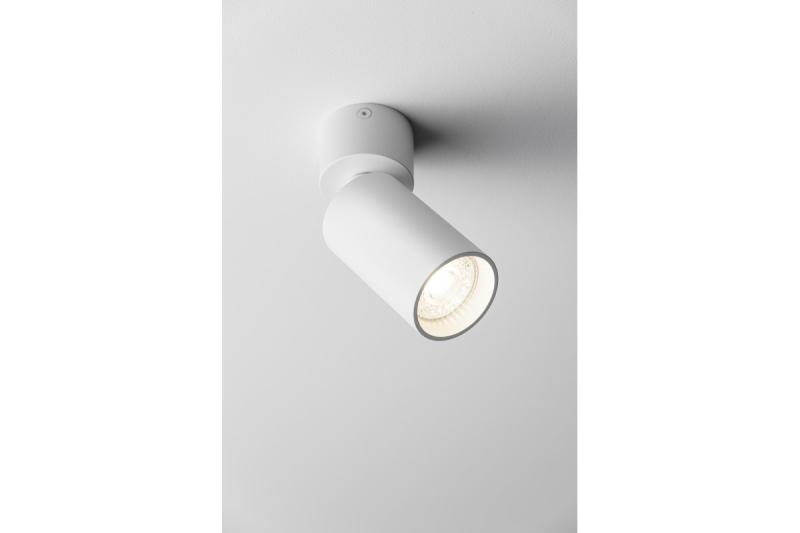 Dekor Stropné svietidlo FARGO MINI hliník 56x150mm IP20 max 20W okrúhle biele. 1208963879