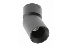 Dekor Stropné svietidlo FARGO 2 hliník 70x166mm IP20 max 20W okrúhle čierne. 1208963880