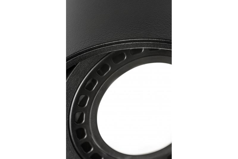 Dekor ISUMI stropné svietidlo s nastaviteľným uhlom hliníkové 130x100 IP20 ES111 GU10 okrúhle čierne. 1208963894