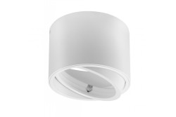 Lampa na strop ISUMI s nastaviteľným uhlom, hliník 130x100 IP20 ES111 GU10, biela, okrúhla. 1208963895
