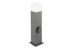 Dekoratívne záhradné svietidlo LARGO-P 50 E27 MAX.15W IP44 AC220-240V 50-60Hz max. 2500W montážny stĺp grafit. 1208963919