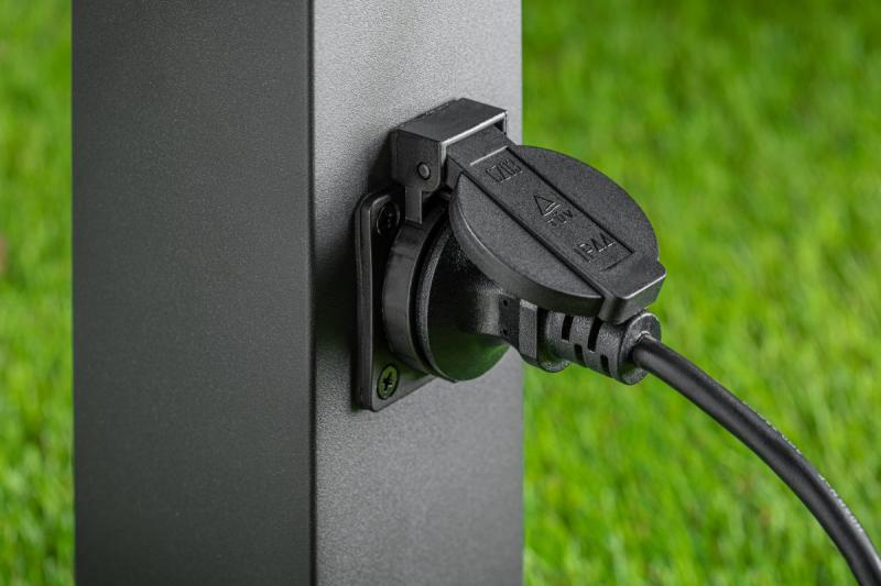 Dekoratívne záhradné svietidlo LARGO-P 50 E27 MAX.15W IP44 AC220-240V 50-60Hz max. 2500W montážny stĺp grafit. 1208963919