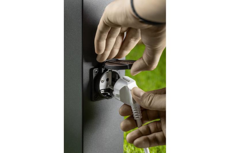 Dekoratívne záhradné svietidlo LARGO-P 50 E27 MAX.15W IP44 AC220-240V 50-60Hz max. 2500W montážny stĺp grafit. 1208963919