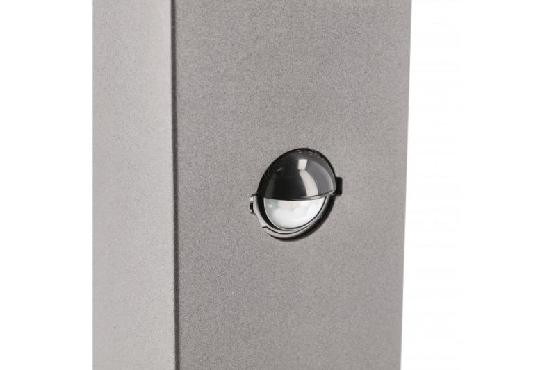 Dekoratívne záhradné svietidlo LARGO-P PIR 50 E27 MAX.15W IP44 AC220-240V 50-60Hz stĺp grafit. 1208963920