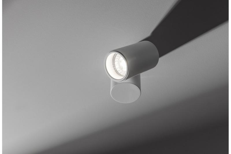 Dekor Stropné svietidlo LUPO hliník 11.6x5.6x11.5 IP20 1*GU10 max. 50W okrúhle biele. 1208963927