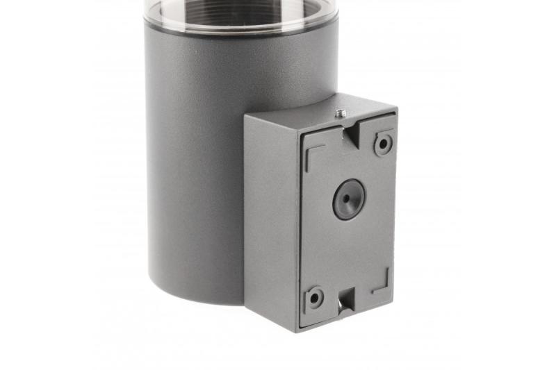 Decor Záhradné osvetlenie MEDIO-AU E27 MAX.15W IP54 AC220-240V 50-60Hz nástenná lampa grafit. 1208963937