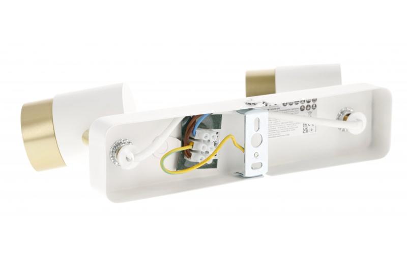 Decoračný stropný svietidlo ORIO hliníkové 24,0 x 5,5 x 14,0 IP20 2*GU10 max. 50W okrúhle biele. 1208963964