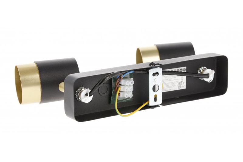 Dekor Stropné svietidlo ORIO hliník 24,0x5,5x14,0 IP20 2*GU10 max. 50W okrúhle čierne. 1208963965