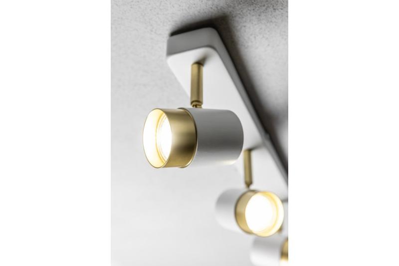 Dekor Stropné svietidlo ORIO hliník 43,0x5,5x14,0 IP20 3*GU10 max. 50W okrúhle biele. 1208963966