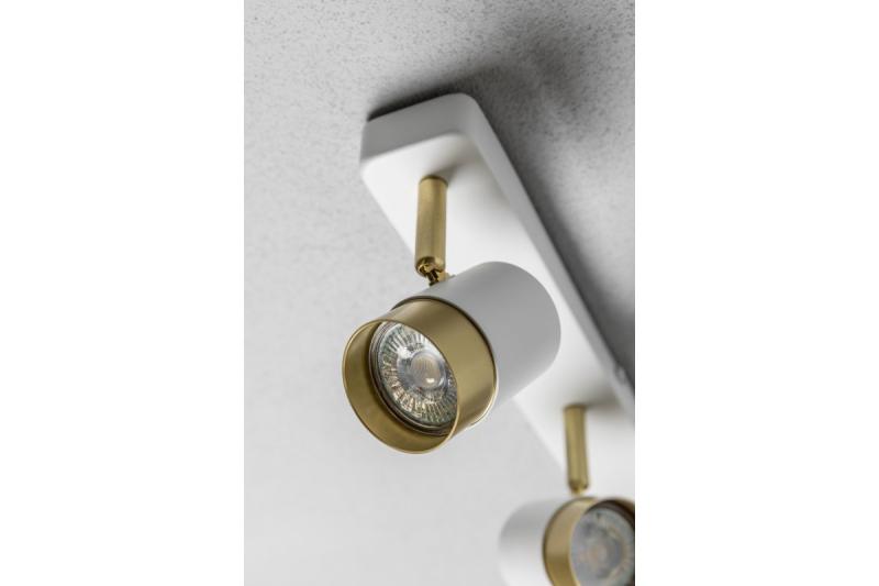 Dekor Stropné svietidlo ORIO hliník 43,0x5,5x14,0 IP20 3*GU10 max. 50W okrúhle biele. 1208963966