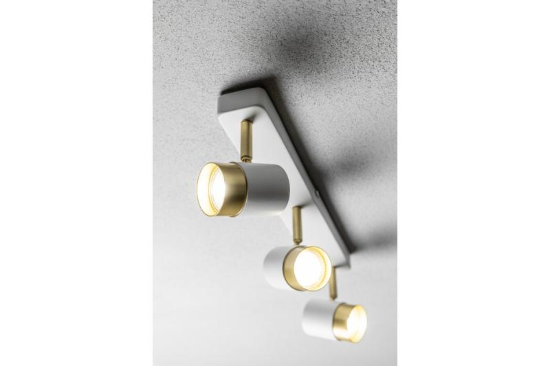 Dekor Stropné svietidlo ORIO hliník 43,0x5,5x14,0 IP20 3*GU10 max. 50W okrúhle biele. 1208963966