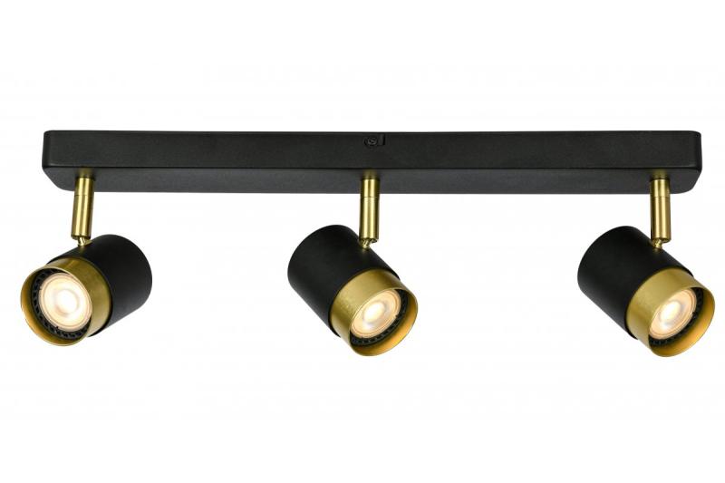 Dekor Stropné svietidlo ORIO hliník 43.0x5.5x14.0 IP20 3*GU10 max. 50W okrúhle čierne. 1208963967