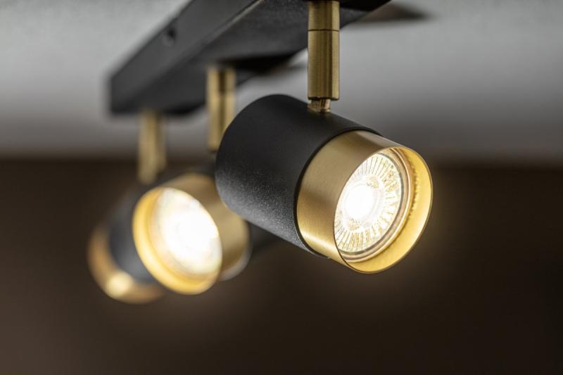 Dekor Stropné svietidlo ORIO hliník 43.0x5.5x14.0 IP20 3*GU10 max. 50W okrúhle čierne. 1208963967