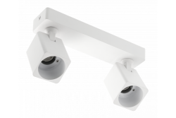 Dekor Stropné svietidlo RENO hliníkové IP20 max. 20W*2 dvojitý štvorec biela. 1208963981