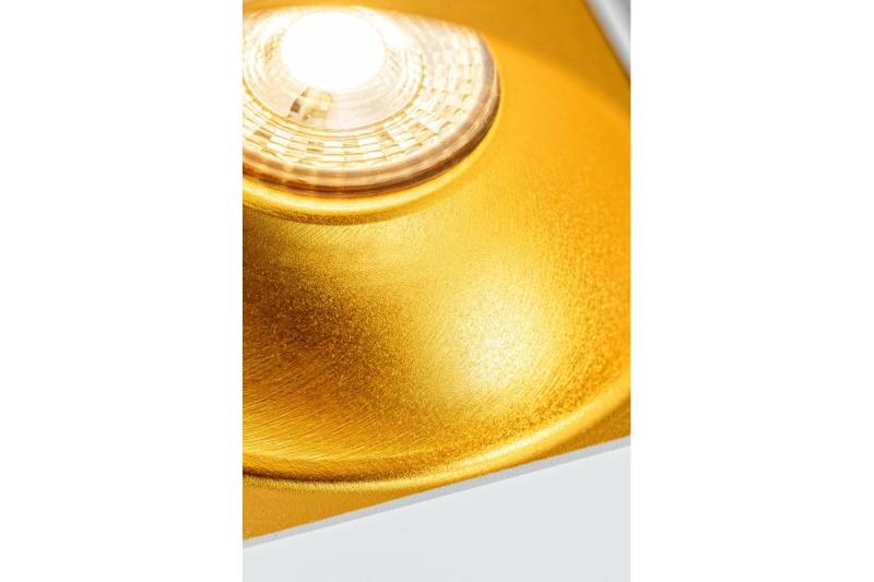 Dekor Stropné svietidlo TENSA alum. 90x90x140 IP20 GU10 štvorcové biele. 1208964021