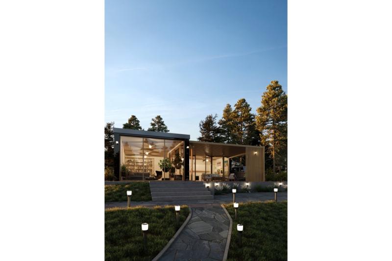 Svetelná dekorácia do záhrady TORO-P 50 E27 MAX.15W IP54 AC220-240V 50-60Hz stĺp čierny. 1208964024