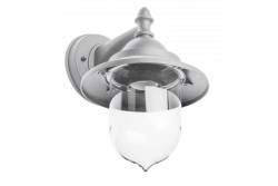 Sviečka záhradného osvetlenia TOSKANA-AD E27 MAX.60W IP54 AC220-240V 50-60Hz jednoduchá nástenná lampa sivá. 1208964027