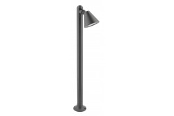 Decoračné záhradné svietidlo LUSTINO-P 80 GU10 MAX.20W IP44 AC220-240V 50-60Hz montážny stĺp grafit. 1208964034