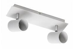 Dekor Stropné svietidlo VENETO IP20 max. 20W 2 x GU10 okrúhle biele. 1208964037