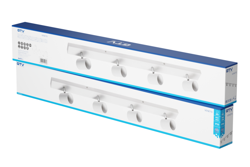 Dekor Stropné svietidlo VENETO IP20 max. 20W 4 x GU10 okrúhle biele 1208964041