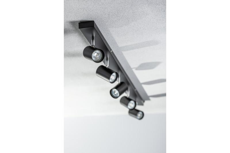 Dekoračné stropné svietidlo VENETO IP20 max. 20W 5 x GU10 okrúhle čierne. 1208964044