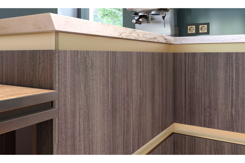 Interný konektor VELLO profil C, farba hliníka, (10 ks/bal.) 1208964148