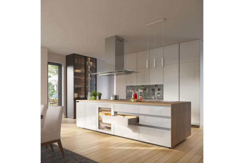 Hliníkový profil, systém bez rukoväte VELLO s LED funkciou, L, strieborný, dĺžka 3 m 1208964217