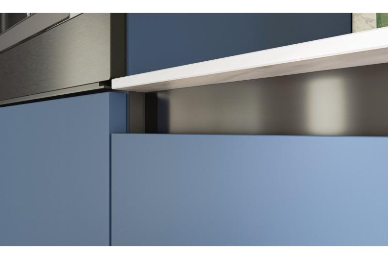 GTV VELLO profil, systém bez rukovätí, udržať, L=3000 mm, 16 mm, Al, čierna 1208964236