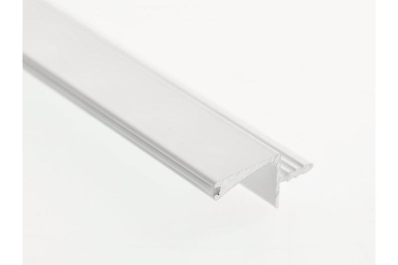 GTV VELLO profil, systém bez rukovätí, veniec, L=3000 mm, 18 mm, Al, biely 1208964239