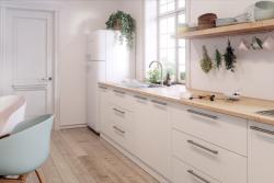 Oceľová rukoväť TRIEST C=256 mm, leštená oceľ – zamakové nožičky 1208965372