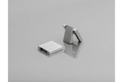 Zamaková rukoväť 114 C=32 mm hliník 1208965471