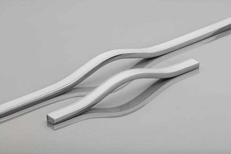 Doppio hliníkový držadlo s rozstupom 192, pochrómované 1208965509