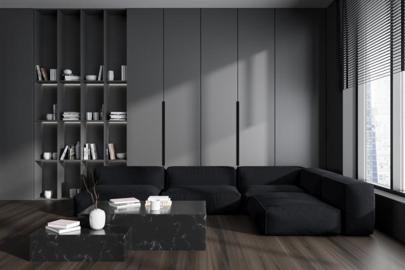 Hliníková rukoväť HEXA, L=1200 mm, matná čierna 1208965516