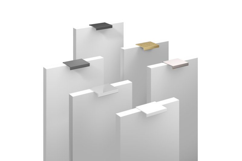 Hliníková rukoväť HEXI 32mm/50mm matná čierna 1208965573