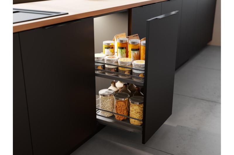 Hliníková rukoväť LIND C = 256/296/18 mm čierna matná 1208965607