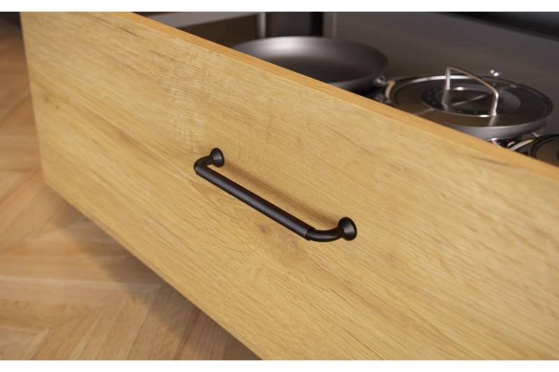 Aluminiumová rukoväť ŠTRUKTÚRA C=192 matná čierna 1208965649