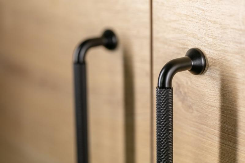 Aluminiumová rukoväť ŠTRUKTÚRA C=192 matná čierna 1208965649