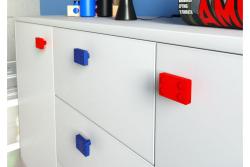 Gumová rukoväť Block červená 1208965668