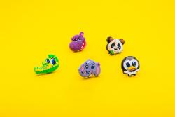 Gumová gombík KID krokodíl 1208965683