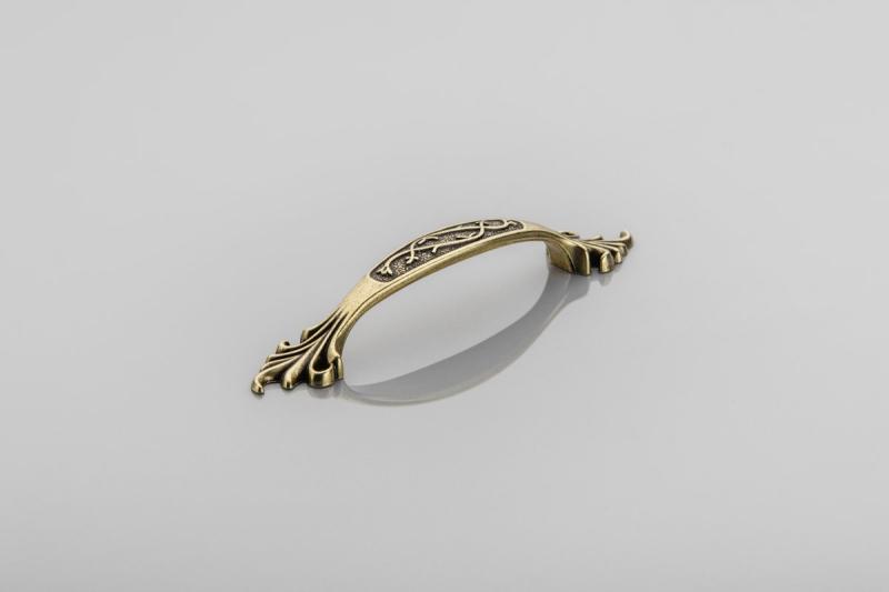 Rukoväť Zamak ADRIN C=96mm antická mosadz 1208965859