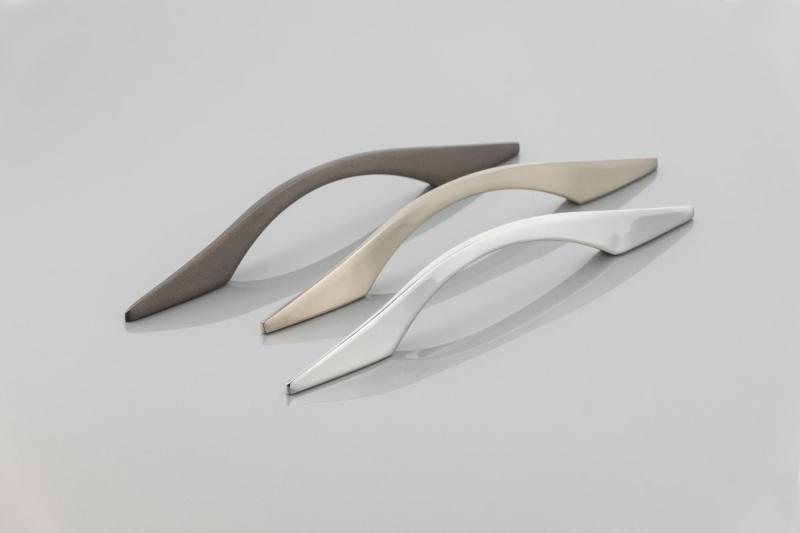 Kľučka z zliatiny EAST C=128 mm, matná sivá 1208965992