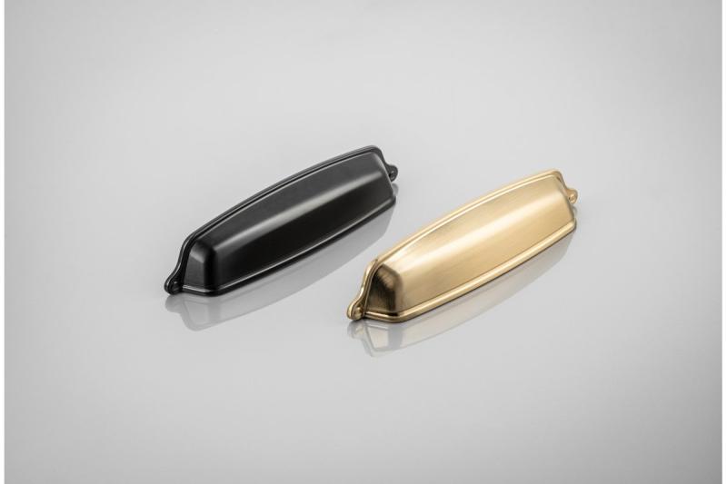 Rukoväť Zamak EVER C = 128 mm matná čierna 1208965993