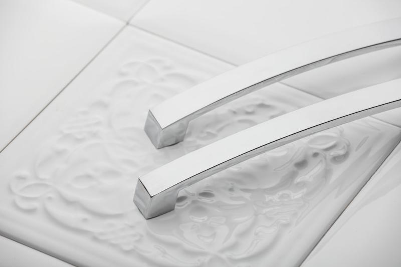 Zamaková rukoväť G0, C= 128 mm, chróm 1208966040