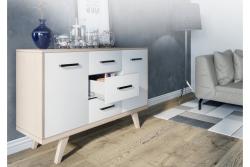 Zamaková rukoväť MONA C=128 mm chróm/čierna 1208966129