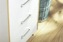 Zamaková rukoväť MONA C=192 mm chróm/biela 1208966130