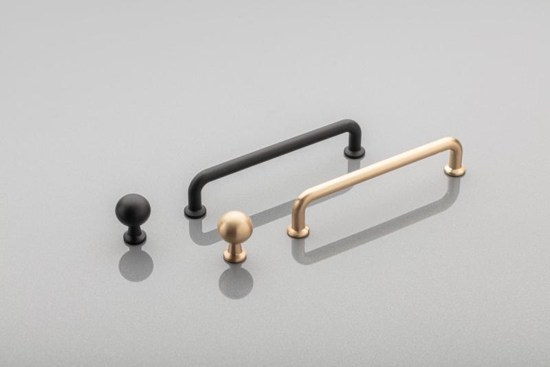 NORD rukoväť zliatiny zinku, C=128 mm, zlatá, kefka 1208966145